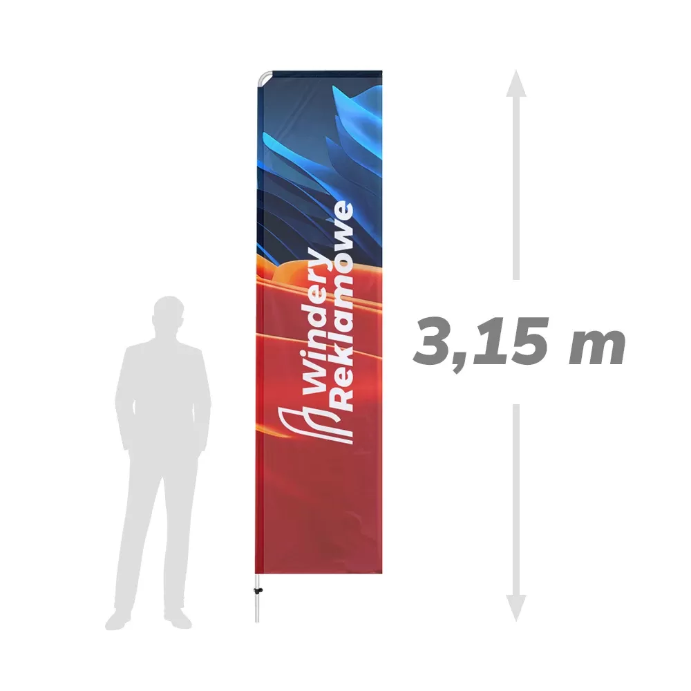 Winder prostokątny ALU 3,15m